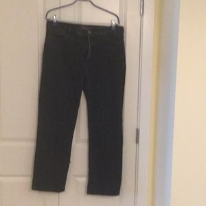 NYDJ indigo stretch with glittery back pockets